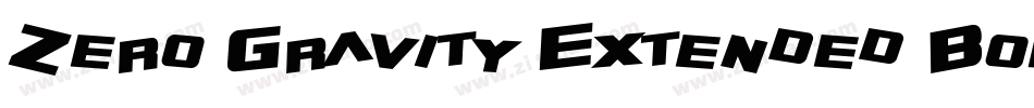 Zero Gravity Extended Bold字体转换